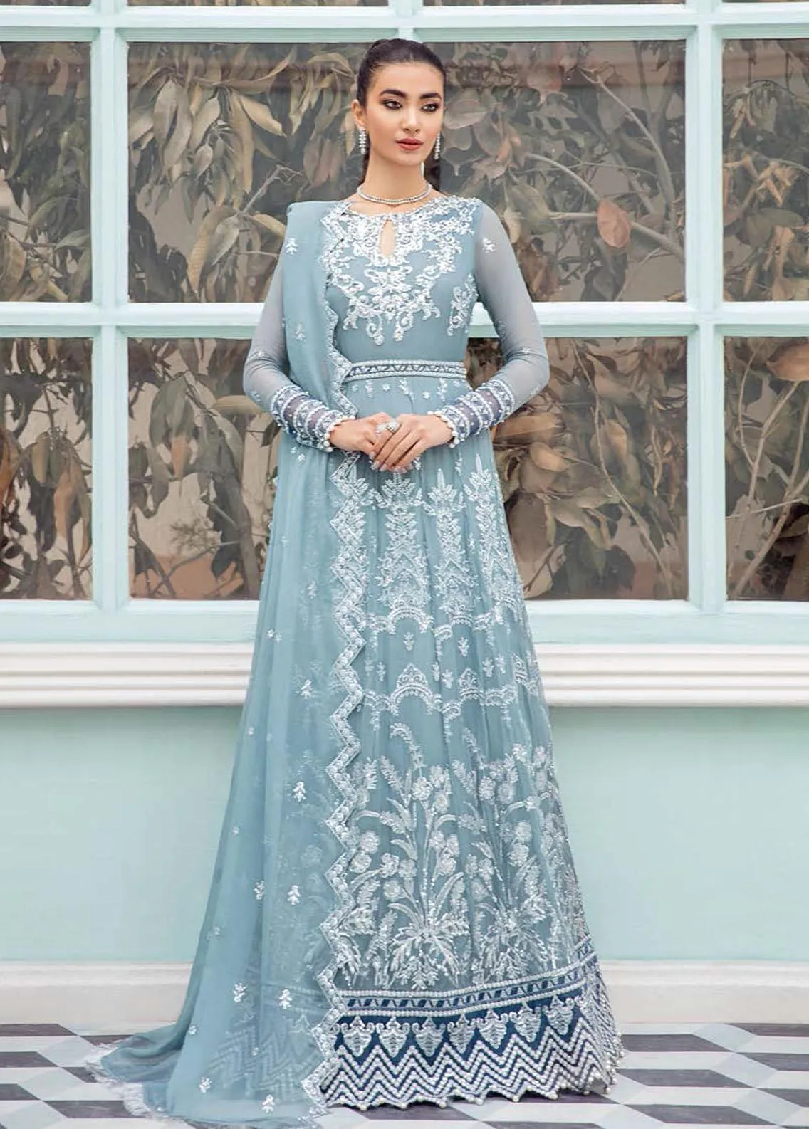 Roheenaz Kalidaar Luxury Chiffon Collection 2022 – RCH-22-04