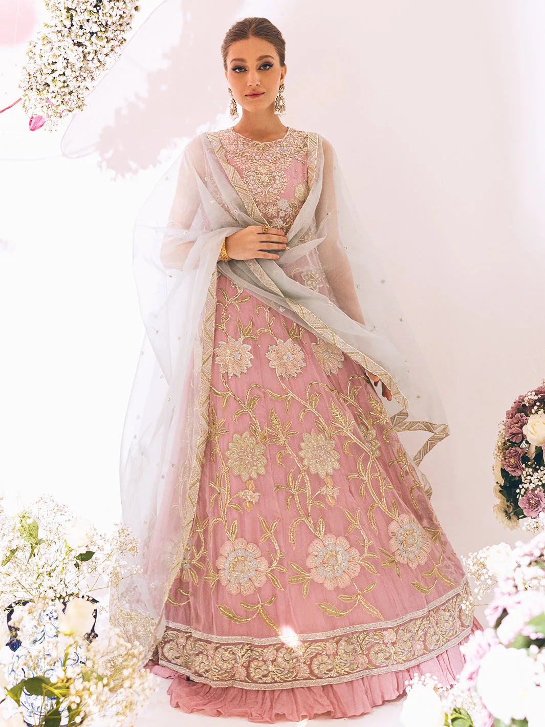 Roheenaz Sawariya Luxury Kalidaar Chiffon Formal Collection – DN-06