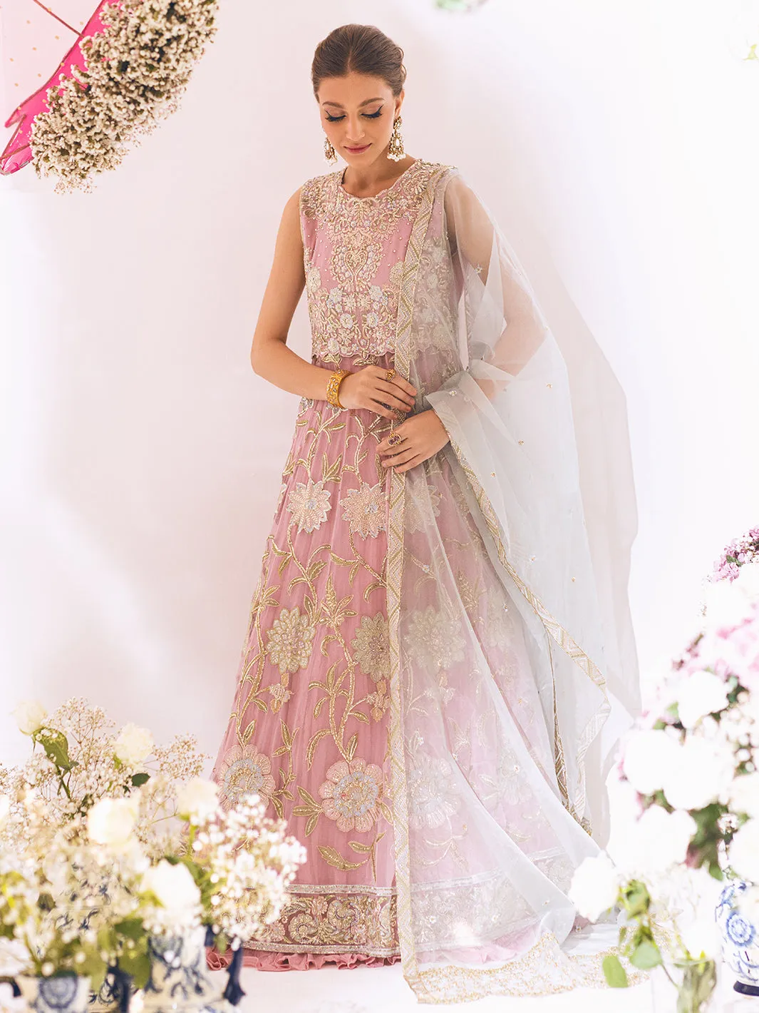 Roheenaz Sawariya Luxury Kalidaar Chiffon Formal Collection – DN-06