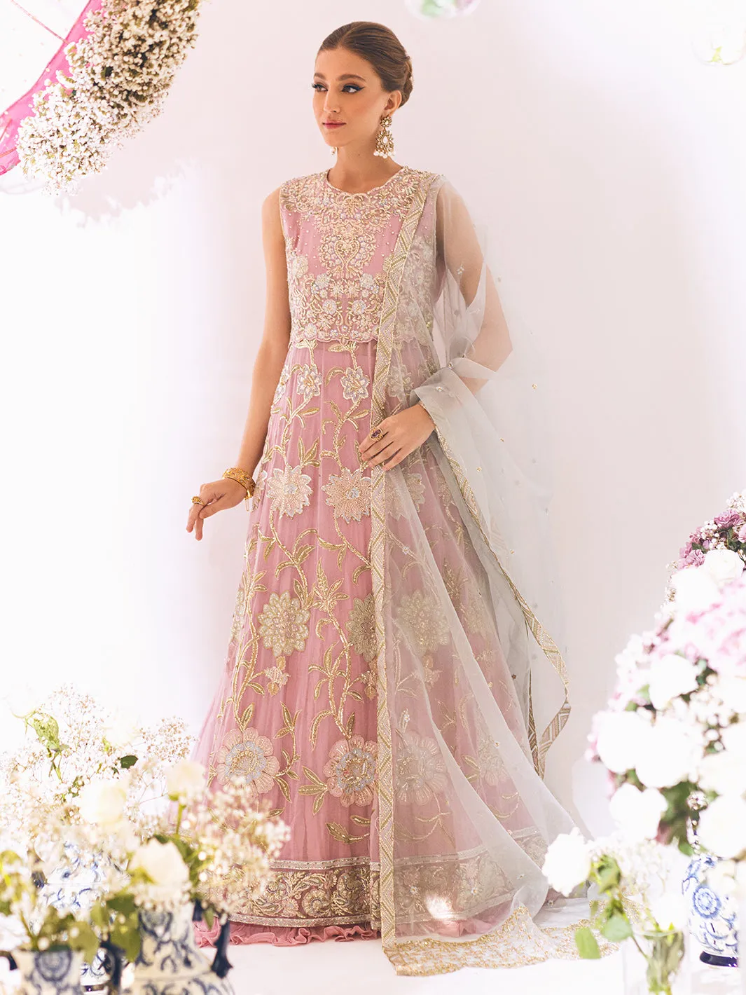 Roheenaz Sawariya Luxury Kalidaar Chiffon Formal Collection – DN-06