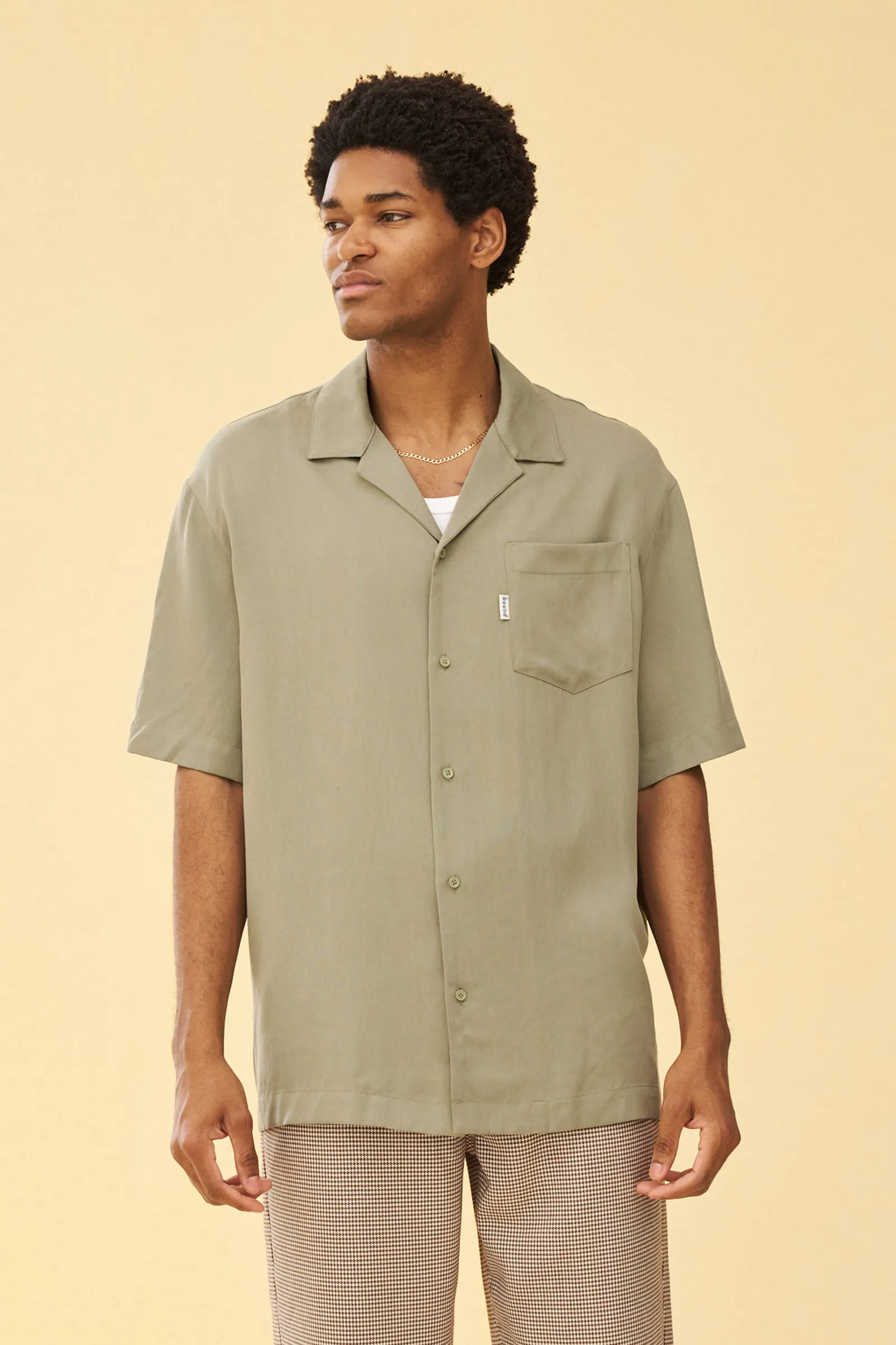 SAGE TENCEL CUBAN SS SHIRT