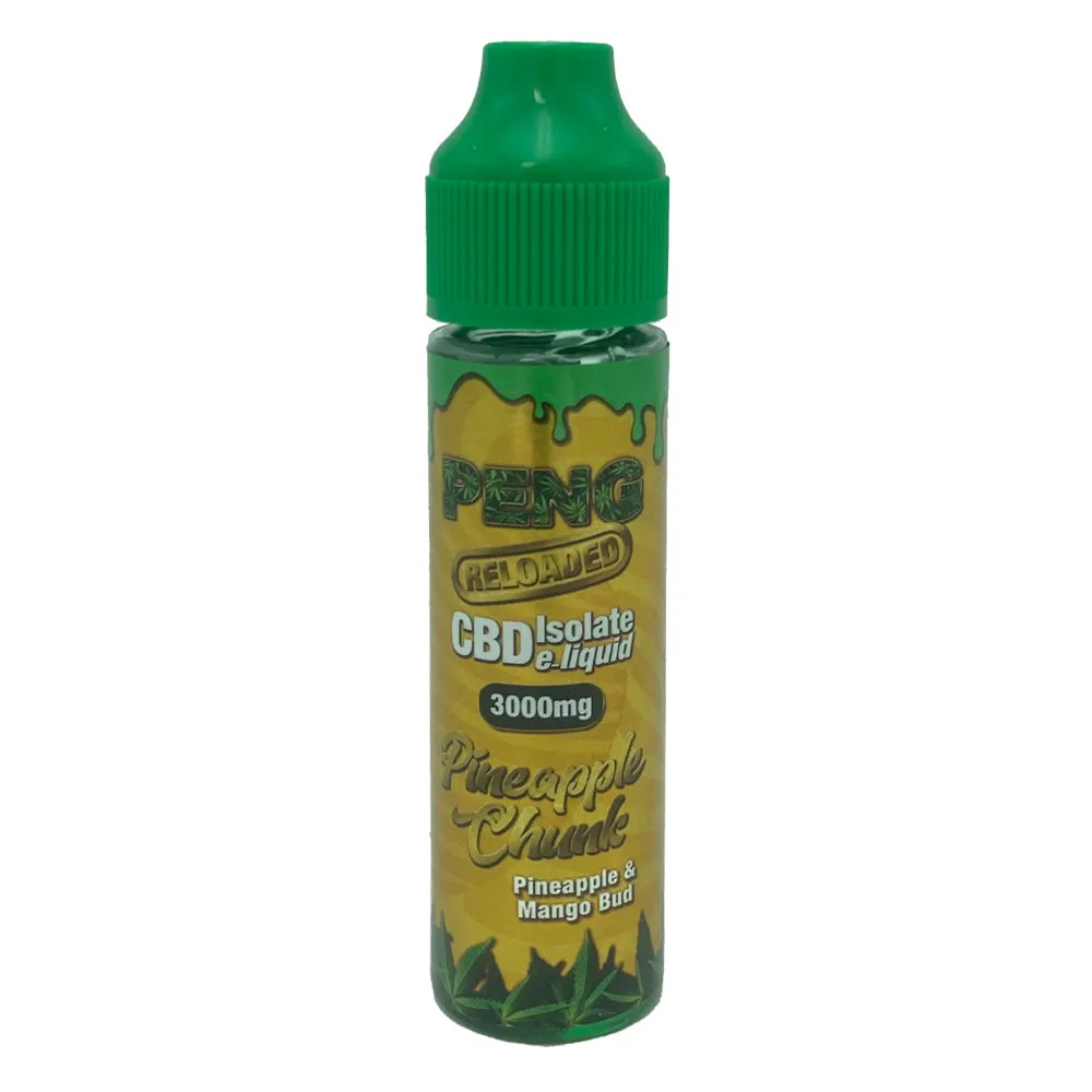 SALE!! PENG Reloaded - 60ml E-Liquid - 3000mg CBD Isolate