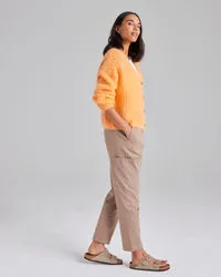 Sirena Italian Cardigan in Apricot by Cape Cove