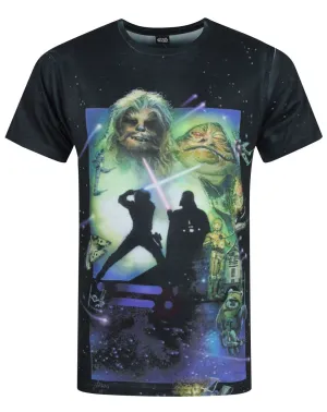 Star Wars Return Of The Jedi Sublimation Men's T-Shirt