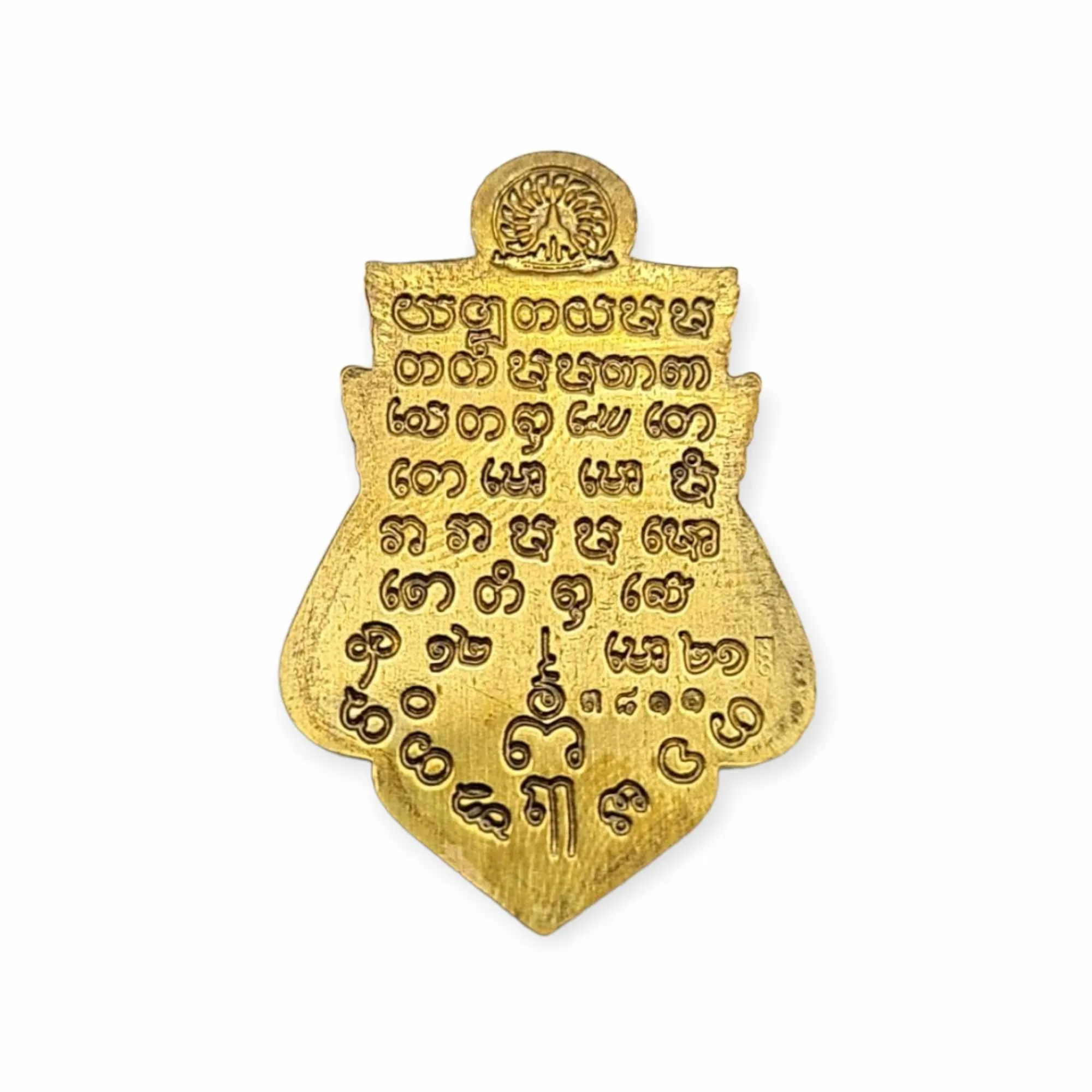 Thai amulet Phra Rahu Om Jant (Phra Rahu swallow the Moon) Rachachoke edition, Wat Sreesathong.