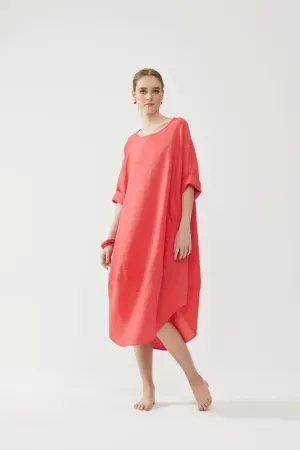 Tulip Dress Coral