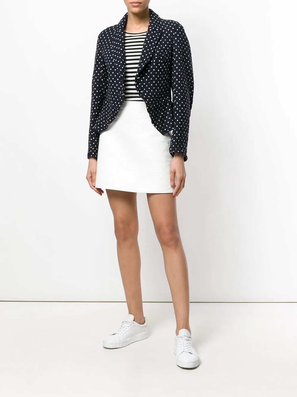 Two Button Polka Dot Jacket