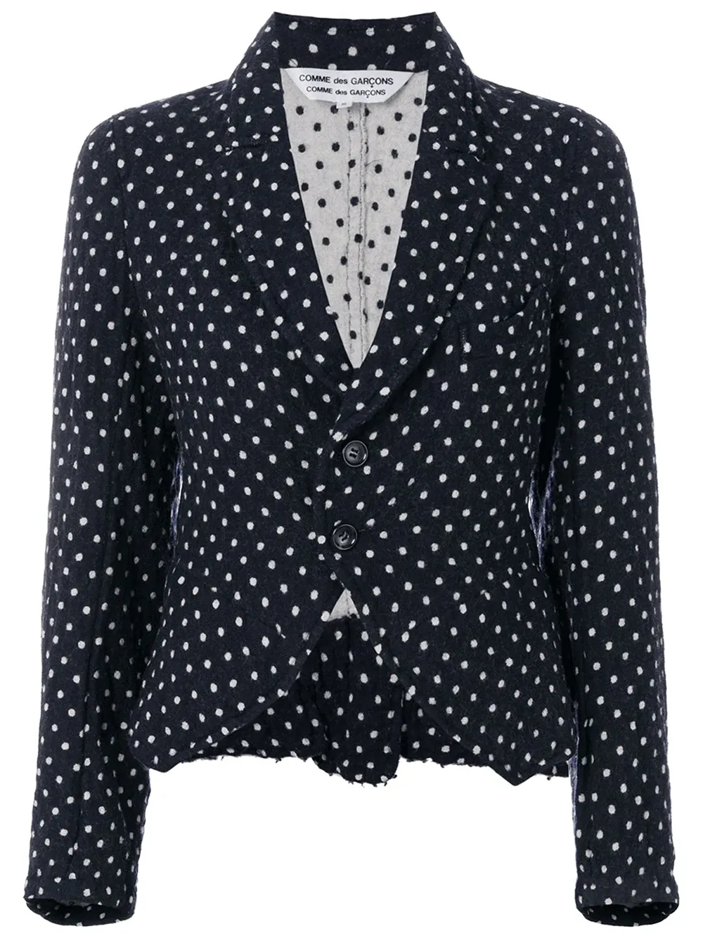 Two Button Polka Dot Jacket