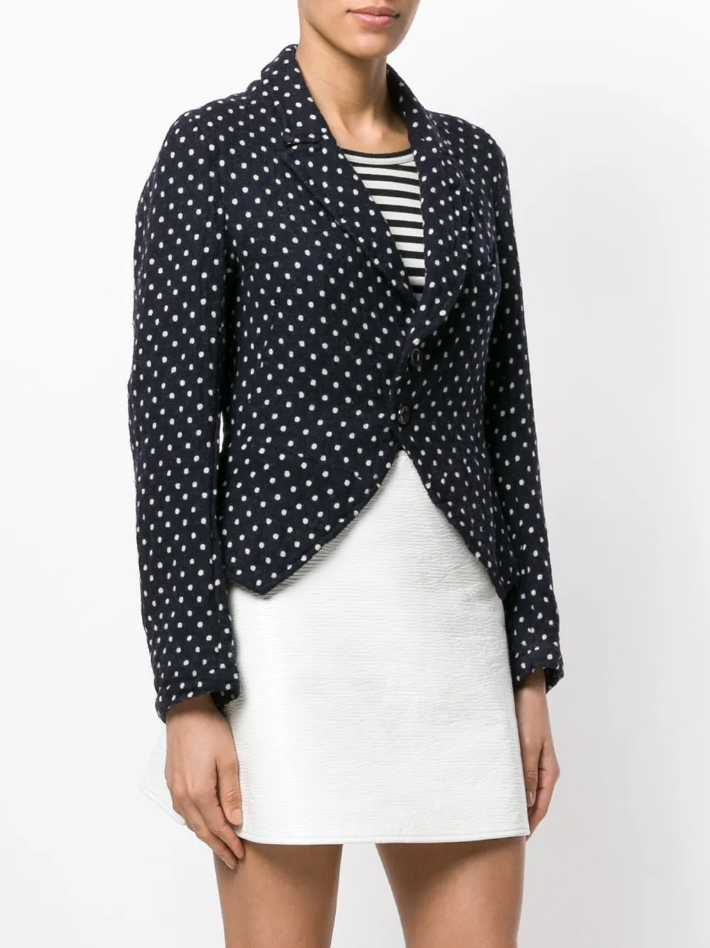 Two Button Polka Dot Jacket