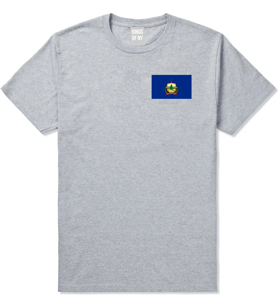 Vermont State Flag VT Chest Mens T-Shirt