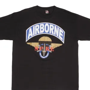 VINTAGE US ARMY AIRBORNE SPKE TEE SHIRT 1990S SIZE XL MADE IN USA