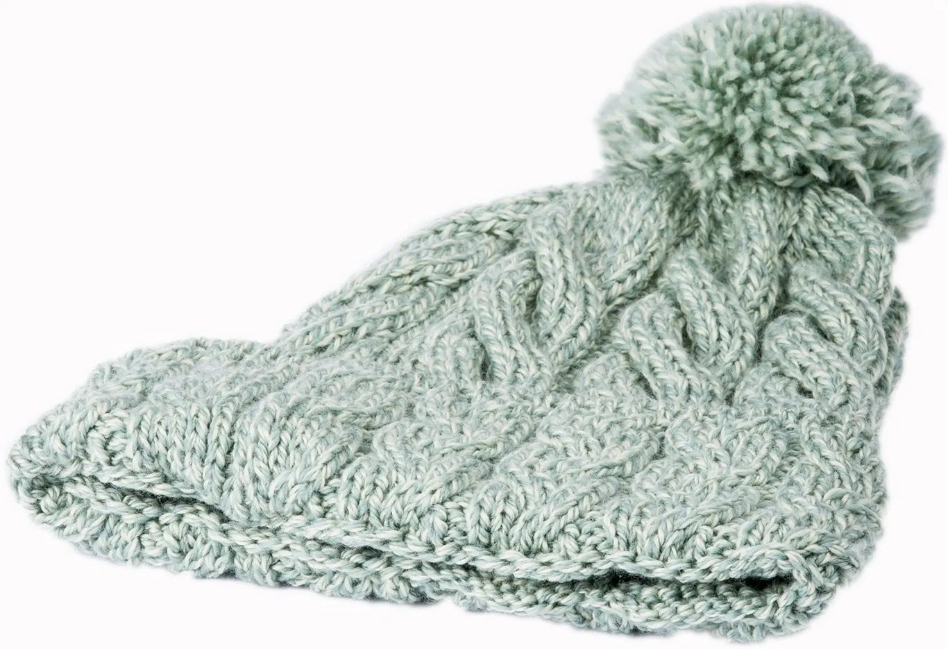 Women's Supersoft Merino Wool Hat with Bobble by Aran Mills - 5 Colours