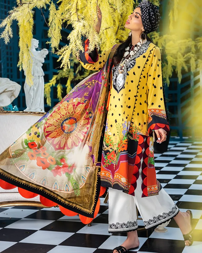 Zaha by Khadijah Shah – Spring/Summer Lawn Collection 2020 – MIRIANA (ZL-03)