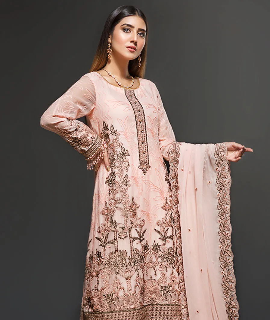 Zarif Embroidered Chiffon Collection 2019 – Blossom