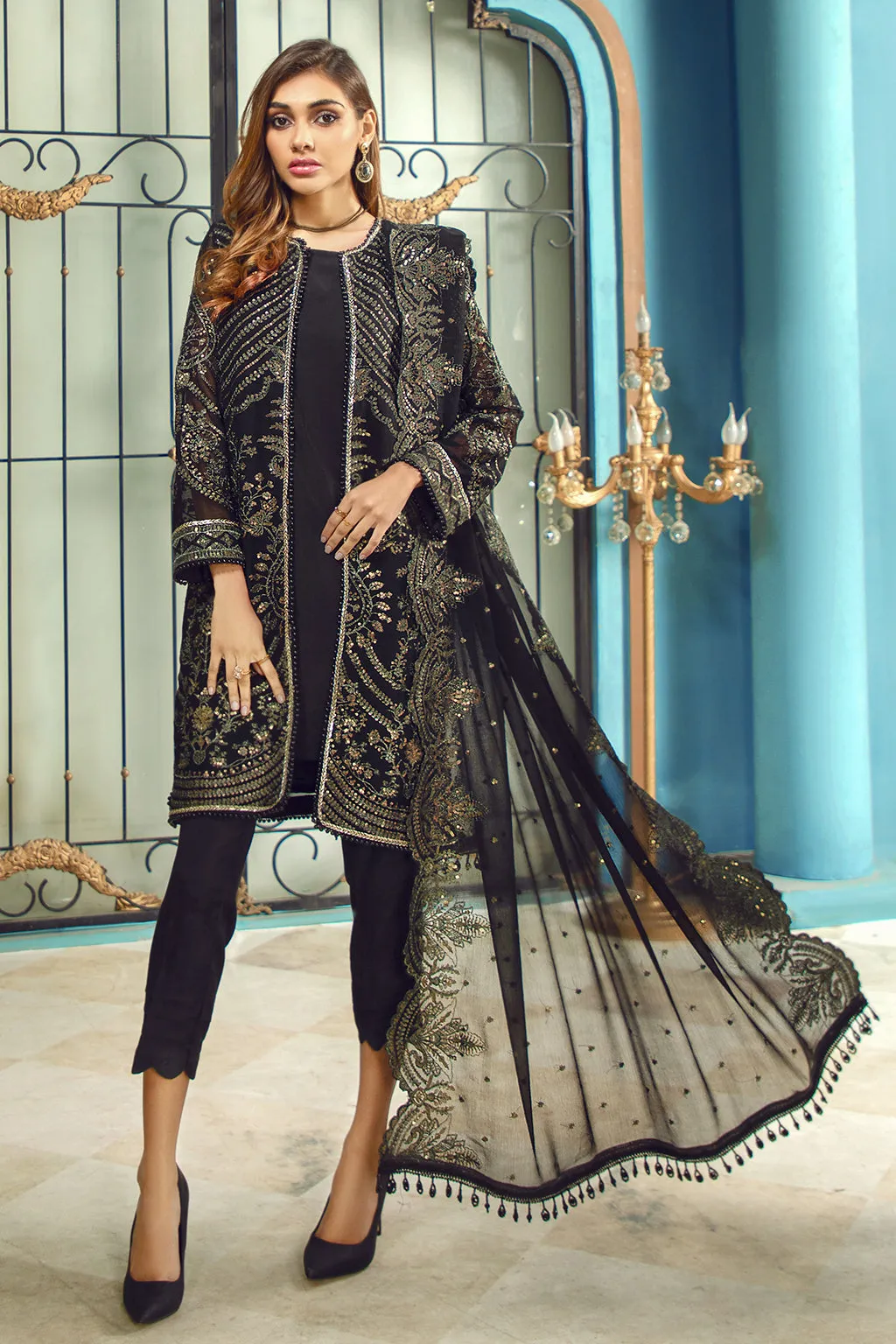 Zarif Rangrez Festive Chiffon Collection 2022 – Ayzel