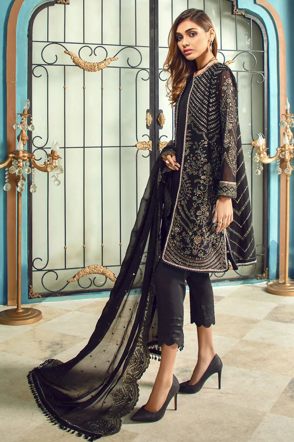 Zarif Rangrez Festive Chiffon Collection 2022 – Ayzel