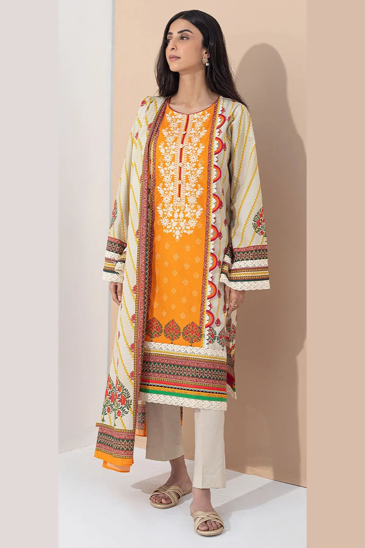 zellbury -Shirt Shalwar Dupatta - - 3 pc Lawn Suit -vol4