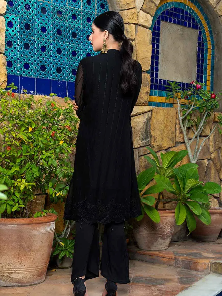 Zephyr Chiffon Embroidered Kurti – ZCK-6